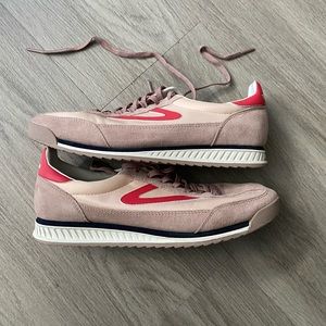 Pink and red Tretorn Rawlins shoes size 9.5